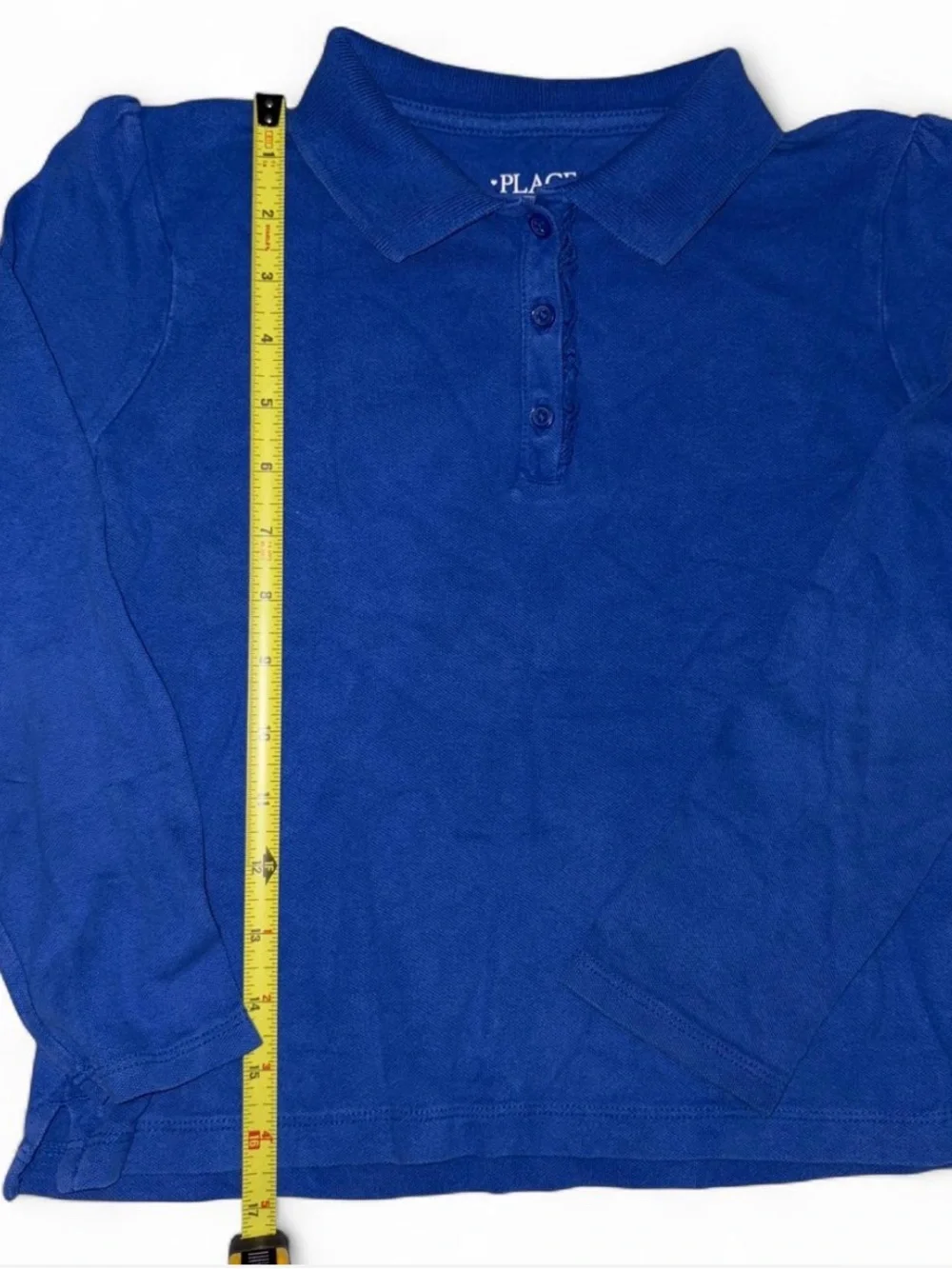 Girls' School Uniform Polo Shirt Bundle – 4 Pieces – Size M (7/8) – Royal Blue –